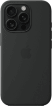 Apple Silicone Case mit MagSafe iPhone 16 Pro schwarz