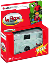 Agfa Le Box Flash Einwegkamera 35mm