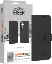 Eiger North Folio Case Galaxy S25+ schwarz