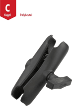 RAM Mounts Verbindungsarm mittel f. C-Kugeln 1,5"
