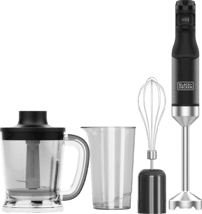 Black & Decker BXHBA1501E Stabmixer-Set 1500W edelstahl