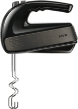 Black & Decker BXMX500E Handmixer 500W edelstahl