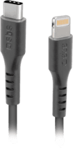 SBS USB-C auf Lightning Kabel 1m schwarz