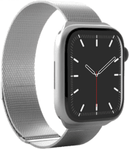 Puro Milanese Armband Apple Watch 42/44/45/49mm silber