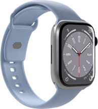 Puro Silicon Armband Apple Watch 42/44/45/49mm hellblau
