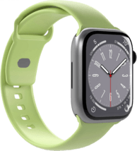 Puro Silicon Armband Apple Watch 42/44/45/49mm hellgrün
