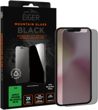 Eiger SP Mountain Black Privacy iPhone 16e/14/13/13Pro