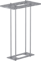 Technivolt Fundament-Verankerung zu Edelstahl-Stele, Wallbox