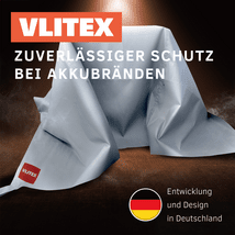 Vlitex Brandbegrenzungsdecke Standard 3x4m inkl. Bag