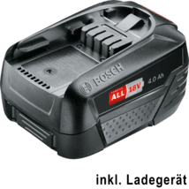 Bosch Akku Starter-Set 18V 4,0Ah Akku+Schnellladegerät