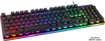 Deltaco DK220 Gaming Tastatur Membran RGB schwarz