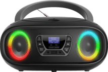 Denver TDB-212 DAB+ Boombox FM/BT/USB/CD/AUX grau