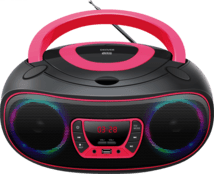 Denver TCL-212 BT Boombox CD/MP3/USB pink