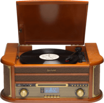 Denver MRD-51 Retro-Musiksystem Plattensp./DAB/Kassette