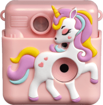 Denver KPC-1363 Kinder Sofortbild-Kamera Einhorn rose
