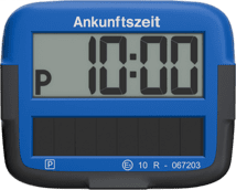 Needit PARK Micro Solar elektr. Parkscheibe Zulass. blau