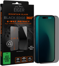 Eiger SP Black Privacy EDGE360 iPhone 17/17 Pro/16 Pro