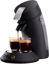 Philips Original Plus Premium Pad-Kaffeemaschine schwarz