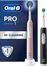 Oral-B Pro 1 Duo schwarz pink Oral-B Pro 1 Duo schwarz pink