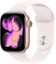 Apple Watch Ser. 11 GPS 42mm Alu rose Sport l. blush S/M