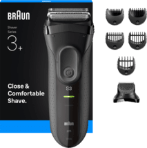 Braun Series 3+ 3000BT Herrenrasierer schwarz