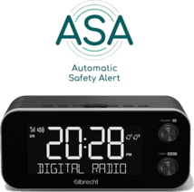Albrecht DR 455 DAB+ Radiowecker ASA schwarz