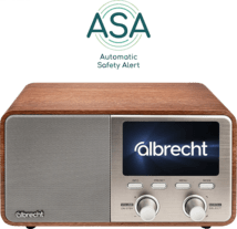 Albrecht DR 760 DAB+ Digitalradio ASA holzoptik