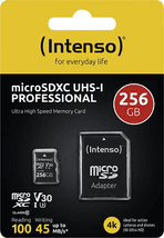 Intenso microSD-Card UHS-I Professional 256GB Speicherkart