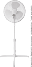 Midea FS40-21M Standventilator 40cm weiß