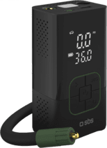 SBS tragb. Kompressor mit Powerbank 3.600mAh schwarz