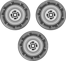 Philips SH30/50 Ersatz-Scherköpfe