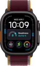 Apple Watch Ultra 4 Schwarz Trail Burgunder M/L